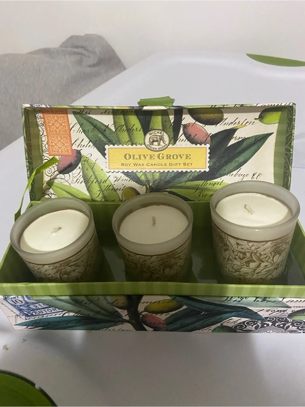 Michel Design Works Olive Grove Soy Wax Candle Gift Set -3 PC Michel Olive Grove